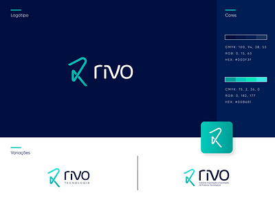 Rivo | Logo Design branding design icon logo marketing