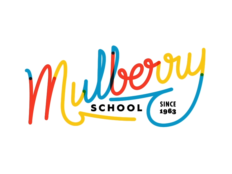 Mulberry Logo Animation after effects animation fun lettering logo logo design motion overlay type typography