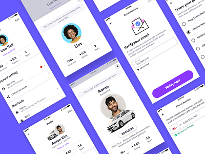 Lyft- A new user profile for rider and driver