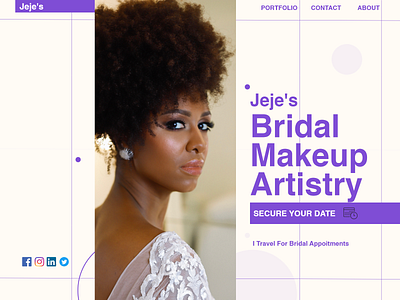 Jeje Makeup Artistry makeup artist makeupartist makeupwebsite website website design websiteformakeupartist