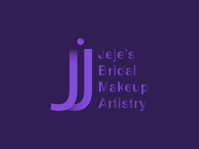 Jeje's Bridal Makeup Artistry Logo logo logo design makeup artist makeupartist website