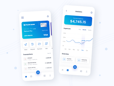 Financial Mobile Banking App Design