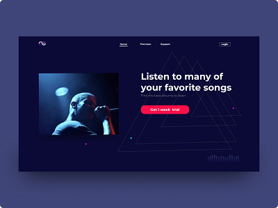Favorite songs music song webdesign website website design