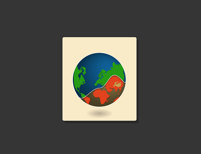 Global Warming 2d ai aplikasi design earth day earth vector global warming graphic design illustration save the world vector web