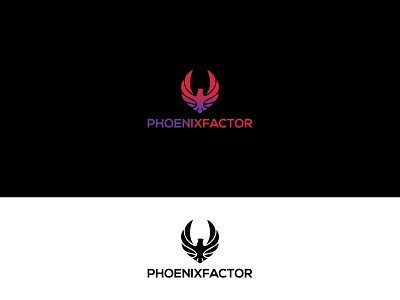 PHOENXFACTOR branding design branding identity logo mark logotype minimal design symbol typography