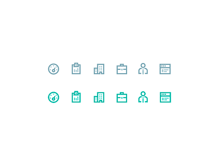 Sidebar icons by Leon Ephraim for Yummygum on Dribbble