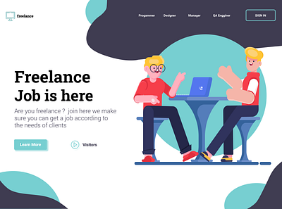 Landing page ui ui design web