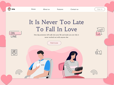 web desain valentine