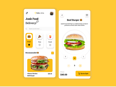 Ui mobile junk food