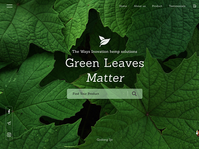 nature theme ui ui design ux web