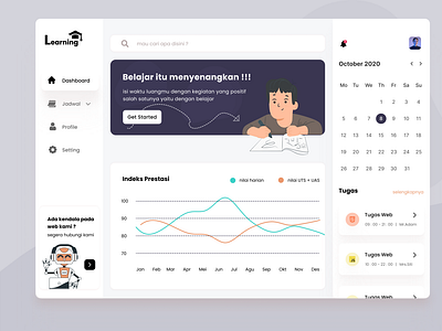 E-Learning Dashboard