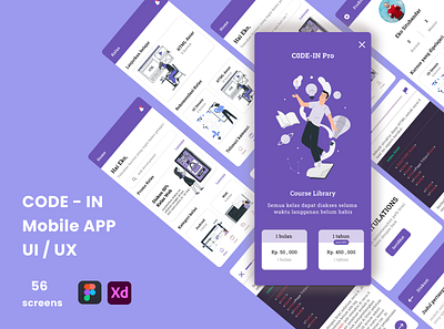 CODE IN App Mobile UI / UX design mobile app mobile ui ui ui design ux