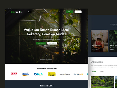 OKE Garden | Landing Page