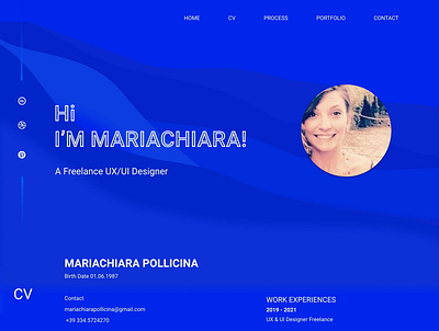 Portfolio _ CV app blu cv design figma iphone logo photoshop portfolio portfolio design ui uidesign ux uxdesign web