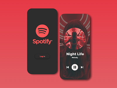 Spotify App Redesign or Just a 'New Look' app app design brand design branding design graphic design typography ui uiux ux