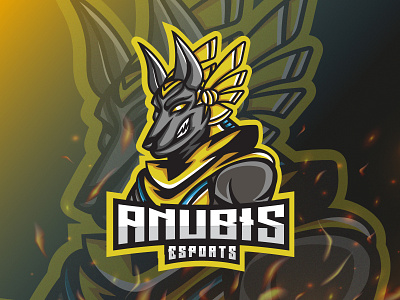 Anubis animal anubis esports esports mascot game goddess illustration logo logo design mascot vector