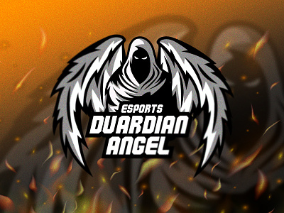 GUARDIAN ANGEL design esports esports mascot game guardian guardian angel illustration logo logo design mascot team vector