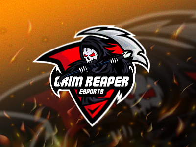 GREAM REAPER branding esports esports mascot game illustration logo logo design mascot team vector