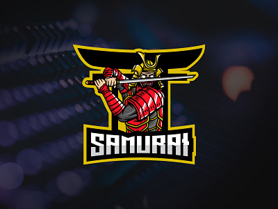 SAMURAI design esports game illustration logo logo design mascot team vector