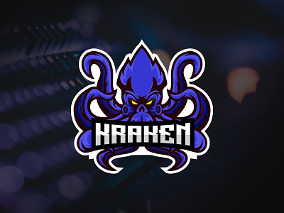 KRAKEN design esports game illustration logo logo design mascot team vector