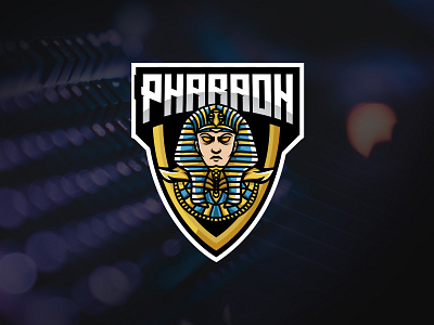 THE PHARAOH design esports game illustration logo logo design logo esports mascot team vector