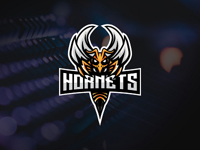 THE HORNETS design esports game hornet illustration logo logo design mascot team vector