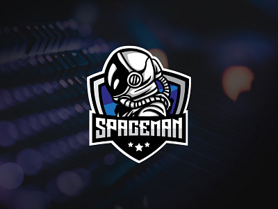 SPACE MAN design esports game illustration logo logo design mascot space space man team vector