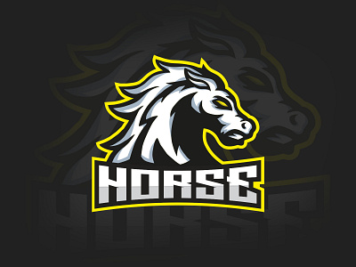 Logo Esport Horse design esports game horse illustration logo logo design mascot team vector