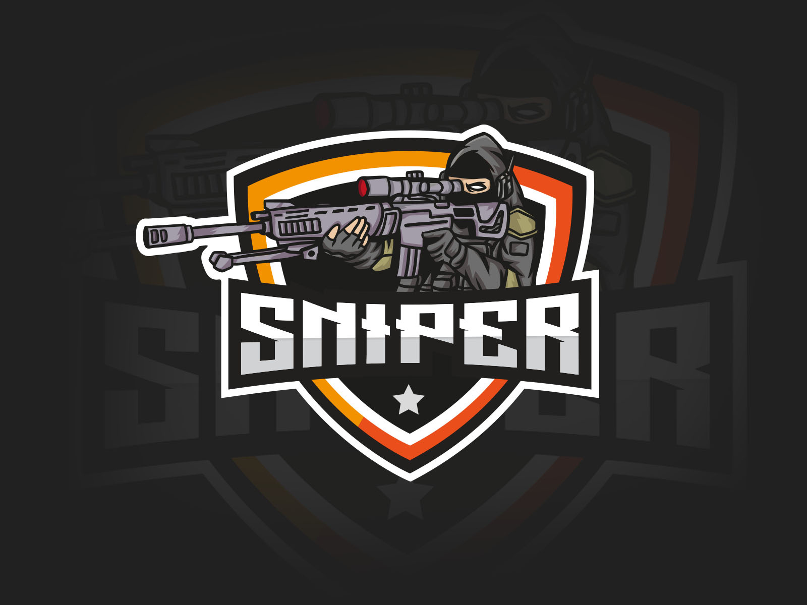 Logo Esports Sniper by Andre Rizky F.A on Dribbble