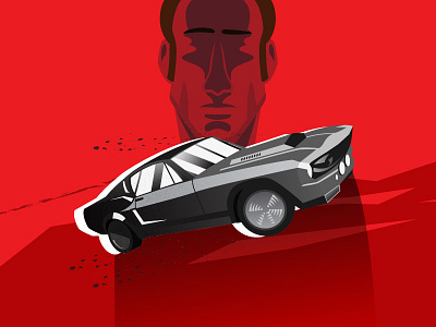60 seconds infographic illustration cars design graphicdesign illustration infographic mustang nicholascage red vector