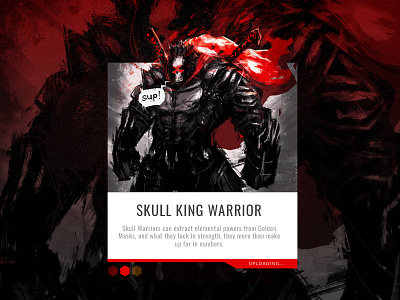 Skull King conceptart design digitalart game gamecard illustration painting photoshop