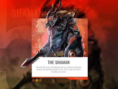 The Shaman game card conceptart design digitalart game gamecard illustration painting photoshop