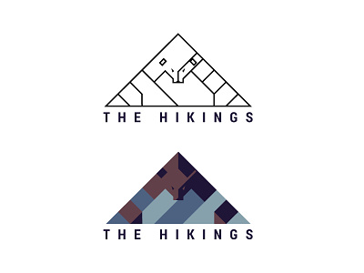 Hikings Logo bear geometrical hikings illustrator logo logodesign mountain vector