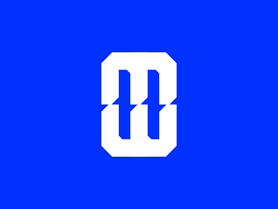 M W - Ambigram Logo ambigram brand branding design graphic design identity logo logo type monogram product vector