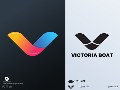 V  Logo | Victoria Boat Logo