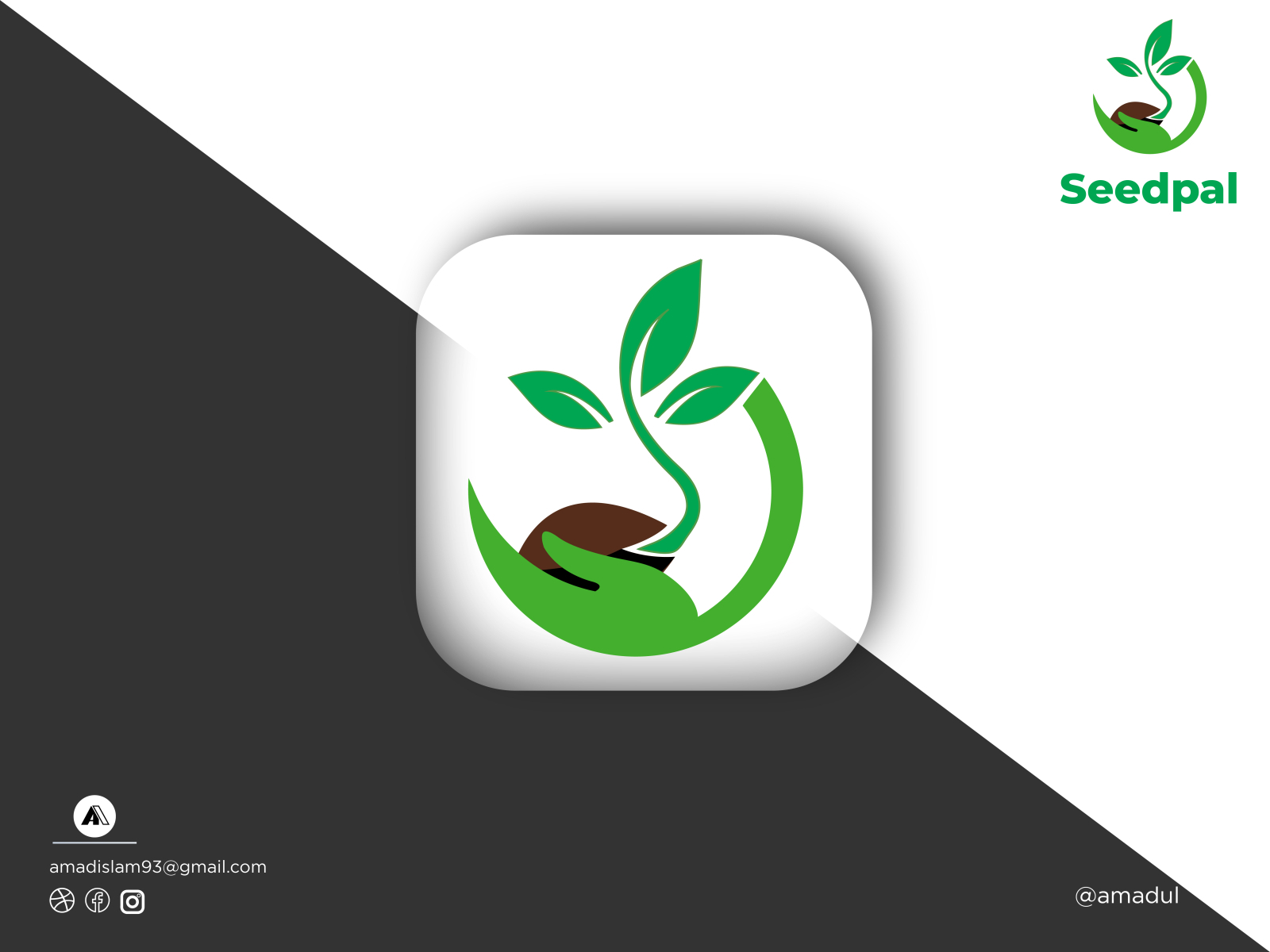 Seed logo | Modern logo | Minimal Logo by Amadul | Logo Designer on ...