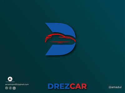 D Car | Drezcar | Modern logo