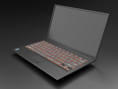 3D Modelling Laptop