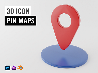 3D Icon Pin Maps