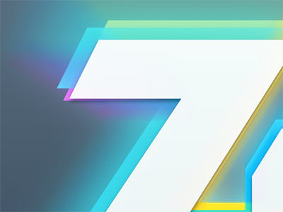 Zf Logo - Beam blue bright detail green logo neon yellow