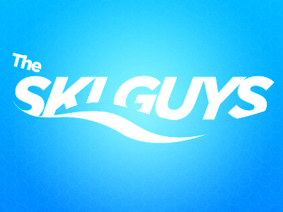 The Ski Guys branding logo water wave