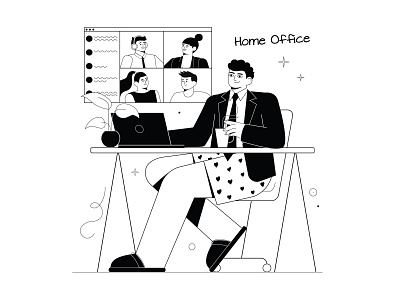 KIKIANDNIM + Work From Home Office Art