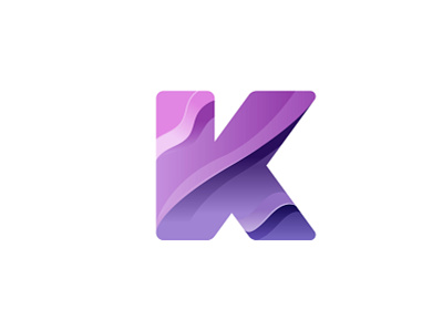 k letter logo appicon brand identity branding colorful gradient icon iconography illustration k letter logo logo design minimal minimalist logo modern logo symbol typography unique logo vector