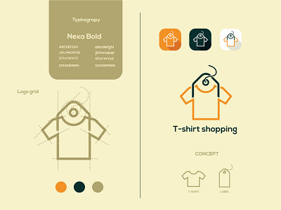 T-shirt shopping logo and brand identity apparel brand identity branding clothing dress fashion flat logo label logo design luxury minimalist logo modern logo t shirt