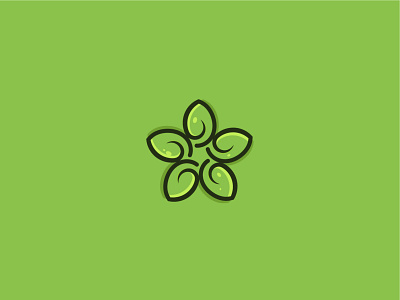 green brand identity branding green leaf logo design mandala minimalist logo modern logo natural nature organic