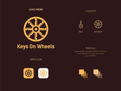 keys on wheels brand identity branding key keys logo logo design minimalist logo modern modern logo wheel wheels