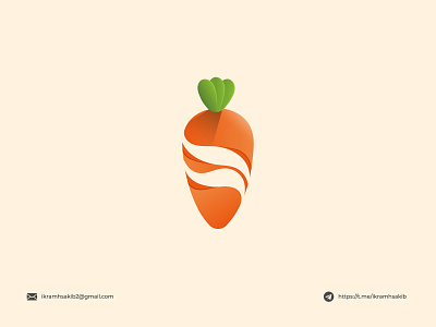 Carrot brand identity branding carrot colorful concept corporates design fresh fun green healthy illustration logo logo design modern modern logo natural playful retail vegetable