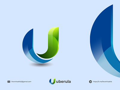 modern u letter logo| logo and branding