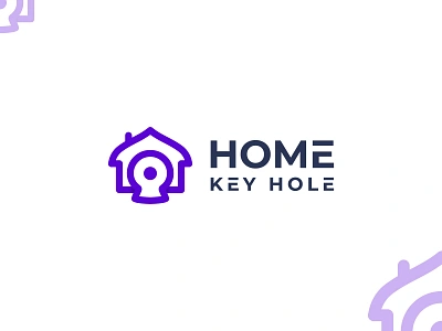 Home Key Hole brand identity branding buyer creative logo development flat logo design home buy and sell home key hole house logos logo design logo designer logo mark logomark logos logotype minimal minimalist logo modern logo print design real estate