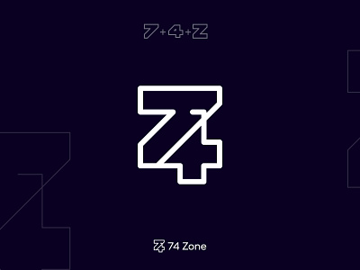 74 Z logo design